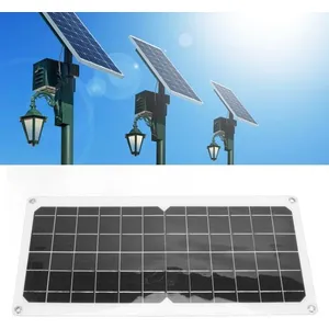 YYV Panneau Solaire 10 W Panneau Solaire 10W 43.5X20Cm Chargeur De Pan...Vendu parcdiscount