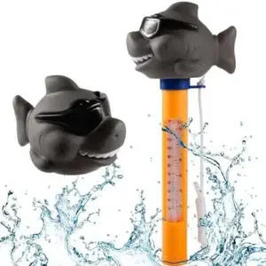 Thermomètre De Piscine Avec Ficelle, Thermomètre À Eau De Style Dessin Animé Pour Piscines Extérieures Et Intérieures, Baignoires, Jacuzzis Et Aquariums.Vendu parmanomano