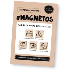 Magnets Tâches de niveau 5 (dès 10 ans) - Les Magnétos pas cher
