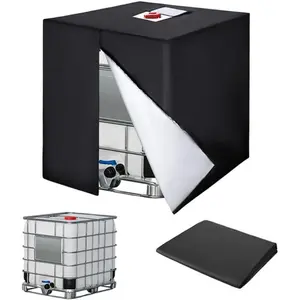 LIIYIELA Housse De Réservoir Ibc 420d Pour Réservoir D'Eau 1000 L - Bâ...