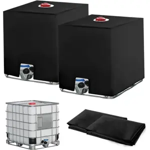 TEHTUY 2pc Bache Pour Cuve Ibc 1000l, Bâche Recuperateur D Eau De Plui... pas cher
