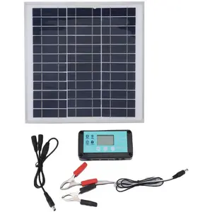 KZQ Panneau Solaire Carré 100w Kit Chargeur Contrôleur Pour Camping-ca...Vendu parmanomano