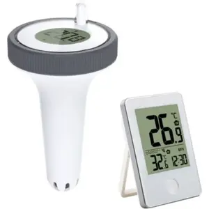 SNQ Thermomètre Piscine Sans Fil Flottant, Thermomètre De Piscine Conn... pas cher