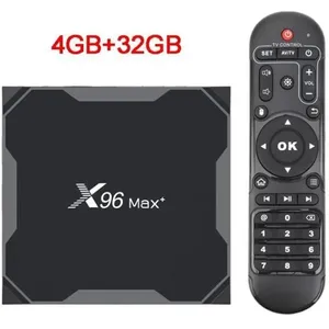 X96 Max Plus Smart TV BOX Android 9.0 Amlogic S905X3 Quad Core DDR4 4G...Vendu parcdiscount