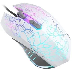 Comparateur de prix : Souris Gamer 2400 DPI 6 Boutons pour PC Blanc