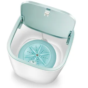 SNQ Bleu Mini Machine à Laver Laveuse de Baril de Linge Sous-Vêtements Cha... pas cher
