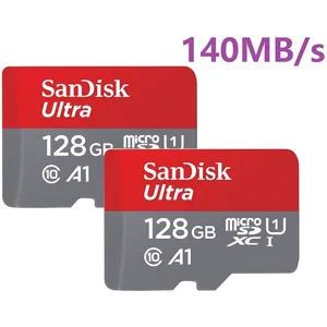 Comparateur de prix : Lot de 2 Carte Mémoire Micro SDXC SanDisk Ultra 128Go Vitesse de Lectu...