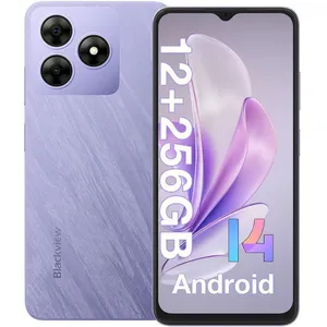 Blackview WAVE 8 Smartphone 6.56" 12Go RAM + 256Go ROM 5000mAh 13MP Caméra Téléphone portable 4G Double SIM Android 14 GPS - VioletVendu parcdiscount