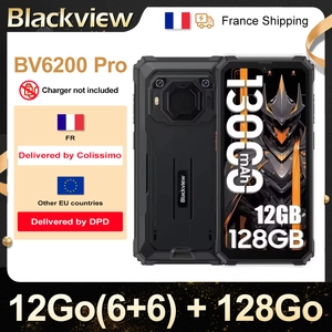 Blackview BV6200 pro Smartphone Robuste 12Go + 128Go 13000mAh 6.56'' A... pas cher