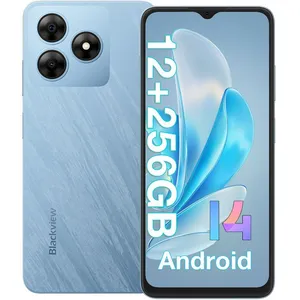 Blackview WAVE 8 Smartphone 6.56" 12Go RAM + 256Go ROM 5000mAh 13MP Caméra Téléphone portable 4G Double SIM Android 14 GPS - BleuVendu parcdiscount