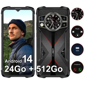 CUBOT Kingkong 9 Smartphone Robuste - 24Go + 512Go - 10600mAh - 100MP - Double Écran 6.58'' + 1.32" - NFC GPS Dual SIM 4G NoirVendu parcdiscount