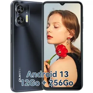 OUKITEL C35 Smartphone Téléphone Portable 12Go + 256Go Écran HD+ 6.56" Caméra 50MP+8MP 5150mAh Android 13 GPS Dual SIM 4G - NoirVendu parcdiscount