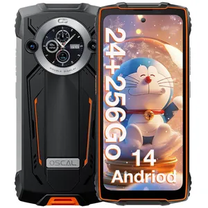 OSCAL PILOT2 Smartphone Robuste - 256Go - 6.5" 120Hz - 50MP - 8800mAh ...Vendu parcdiscount