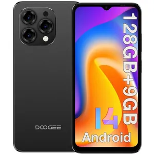 DOOGEE N55 Smartphone 4G - 6.56" - 128 Go - Android 14 - Double Sim - GPS - NoirVendu parcdiscount
