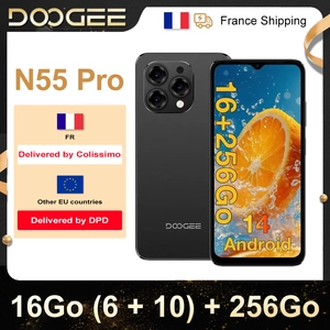 Doogee N55 pro Smartphone 6.56" 16 Go + 256 Go 5150mAh 13MP Caméra Tél...Vendu parcdiscount