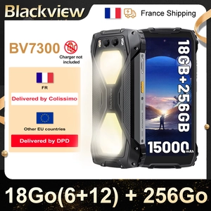 Blackview BV7300 Smartphone Robuste 18Go + 256Go 15000mAh 6.67" 50MP D... pas cher