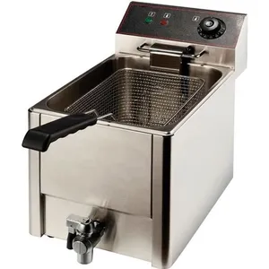 VISIODIRECT Friteuse à cuve amovible avec robinet - 3000 kw pas cher