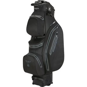 Bennington QO 14+ Waterproof Black/Black Sac de chariot de golfVendu parall4golf