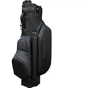 Bennington Limited QO 9 Water Resistant Black Sac de chariot de golfVendu parall4golf