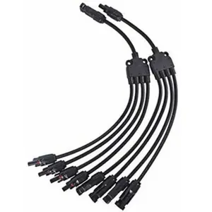 YMYNY 4 Connecteurs De Panneau Solaire En Y Connecteur Mâle Et Femelle...Vendu parmanomano