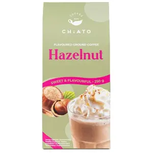 Comparateur de prix : Café moulu aromatisé à la noisette CHiATO Hazelnut, 250 g