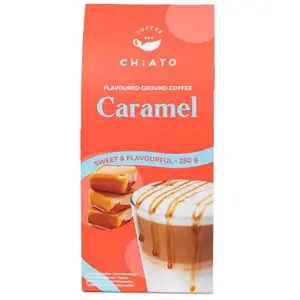 Comparateur de prix : Café moulu aromatisé au caramel CHiATO Caramel, 250 g