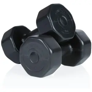 Gymstick Vinyl S 2 X 3kg haltères noir 3 kg noir 3 kg pas cher