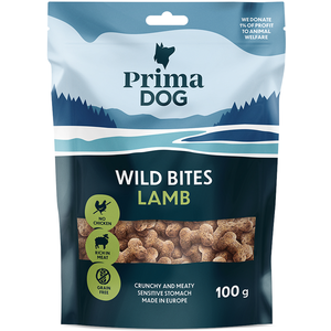 PrimaDog Wild Bites Crunchy au hareng et Clous de girofle - agneau et ... pas cher