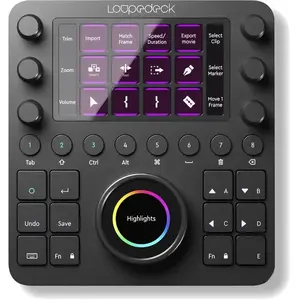 Console professionnelle Loupedeck CT Noir pas cher