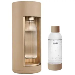 Comparateur de prix : Machine à gazéifier l'eau + 2 bouteilles latte Mysoda GL004F-DO-FR