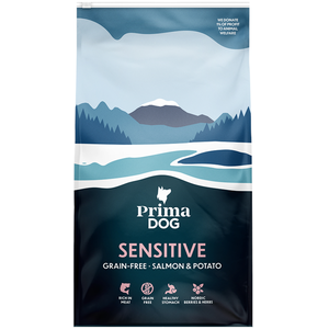 PrimaPet PrimaDog Adult Sensitive sans céréales saumon, pomme de terre... pas cher