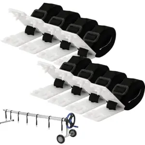 SCORPIO Kit De Fixation Pour Bâche Solaire De Piscine, Kit De Sangles ... pas cher