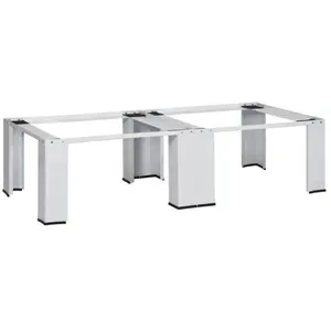 Socle double pour lave-linge et sèche-linge Blanc - Fimei