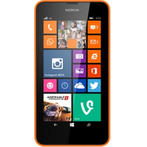 Comparateur de prix : Nokia Lumia 635 11,4 cm (4.5") SIM unique Windows Phone 8.1 4G Micro-USB B 0,5 Go 8 Go 1830 mAh Orange