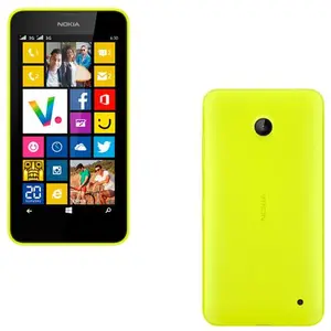 Smartphone Nokia Lumia 630, Double SIM, 8 Go, Jaune Vif pas cher