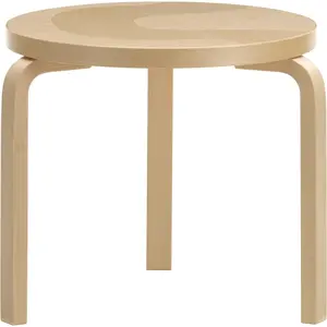 ARTEK - Table basse Artek + Marimekko - Bois naturel - Placage bouleau...Vendu parmade-in-design