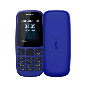 Téléphone portable double SIM - Nokia 105 2019 NO105DS2019-B - Bleu - ...