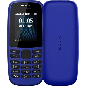 Téléphone mobile - NOKIA - 105 TA1175 DS FR BLEU - Batterie longue dur...Vendu parcarrefour