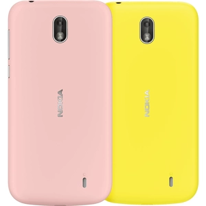 NOKIA Lot de 2 Xpress On-Cover Rose et jaune pour Nokia 1