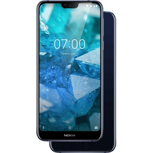 Nokia 7.1 Dual SIM 64GB 4GB RAM TA-1095 Gloss Bleu de Minuit pas cher