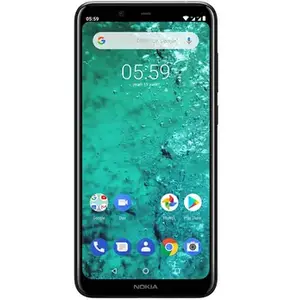 Nokia 5.1 Plus 14,7 cm (5.8") Double SIM 4G USB Type-C 3 Go 32 Go 3060 mAh Noir pas cher