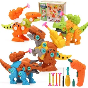 Toyzey Démontage Dinosaure Enfant Jouet 4 PCS- DIY Puzzle Jouet Cadeau pas cher
