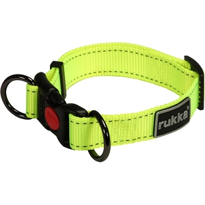Collier Rukka® Bliss Neon, jaune pour chien - taille L : tour de cou 4...Vendu parzooplus