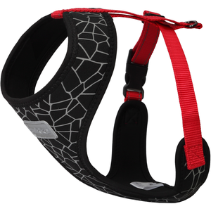 Harnais Rukka® Cube Mini, rouge pour chien - taille L : tour de poitrail 48 - 72 cm pas cher