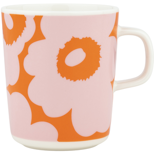 Marimekko - Mug Unikko - Rose - Grès - Designer Maija Isola pas cher