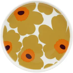 Marimekko - Assiette à dessert Unikko - Orange - Grès - Designer Maija...Vendu parmade-in-design