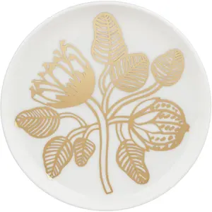 Marimekko - Assiette à mignardises Tiara - Or - Grès - Designer Erja H...Vendu parmade-in-design