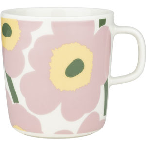 Marimekko - Mug Unikko - Rose - Grès - Designer Maija Isola pas cher