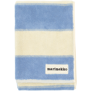 Marimekko - Serviette de toilette Galleria - Bleu - Coton éponge - Des... pas cher