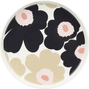 Marimekko - Assiette à dessert Unikko - Multicolore - Grès - Designer ... pas cher
